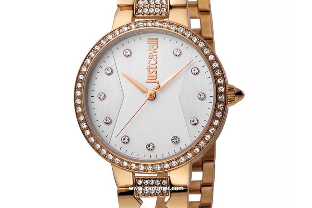 بررسی ظاهری ساعت مچی زنانه جاست کاوالی مدل JC1L031M0095